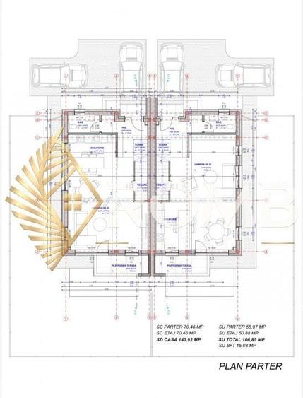 Casă cu 4 camere cu Teren 200 Mp în Central