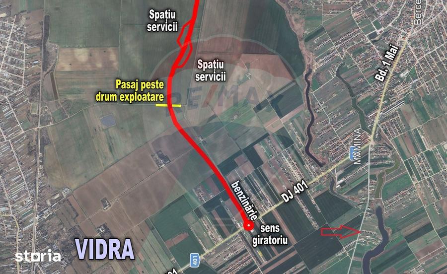Teren de 600 mp, în Vidra