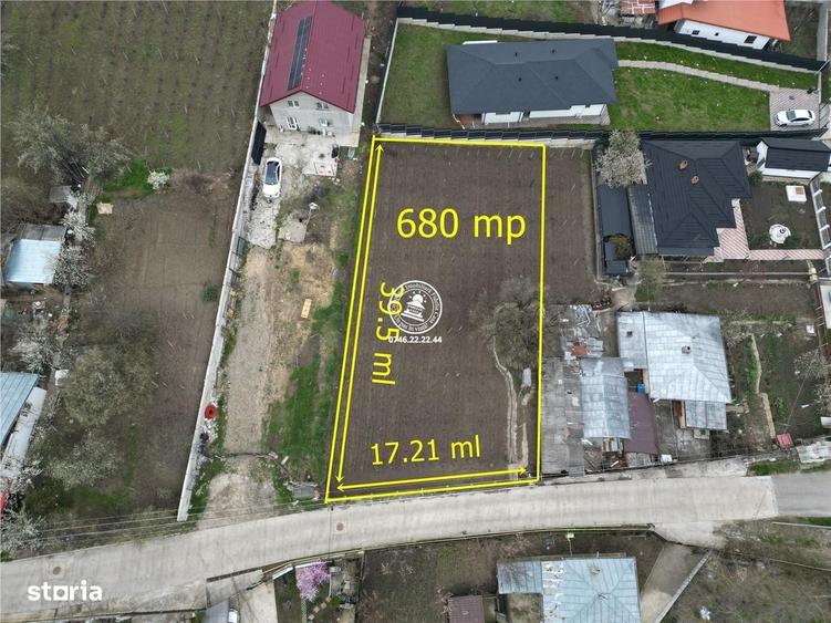 Teren intravilan 680 mp , asfalt , toate utilitatile - Valea Lupului , - 4