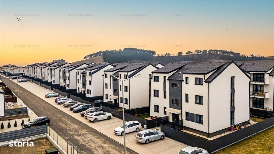 Apartament cu 2 camere, mobilat în Sânpetru