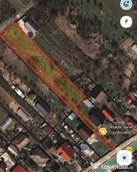 Teren de 2034 mp, în Sud