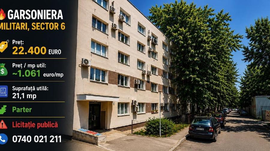 Garsonieră nedecomandată în Păcii