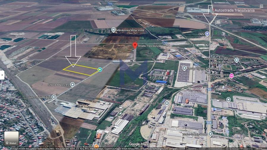 Teren Construcții intravilan de 25835 mp, în Exterior Sud