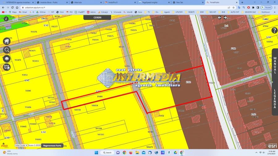 Teren Construcții intravilan de 6500 mp, în Cetate