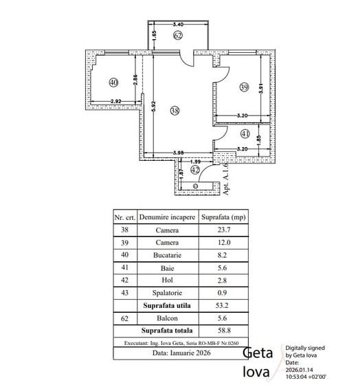 Apartament 2 camere , Finisaje Premium si loc de parcare subteran - 1