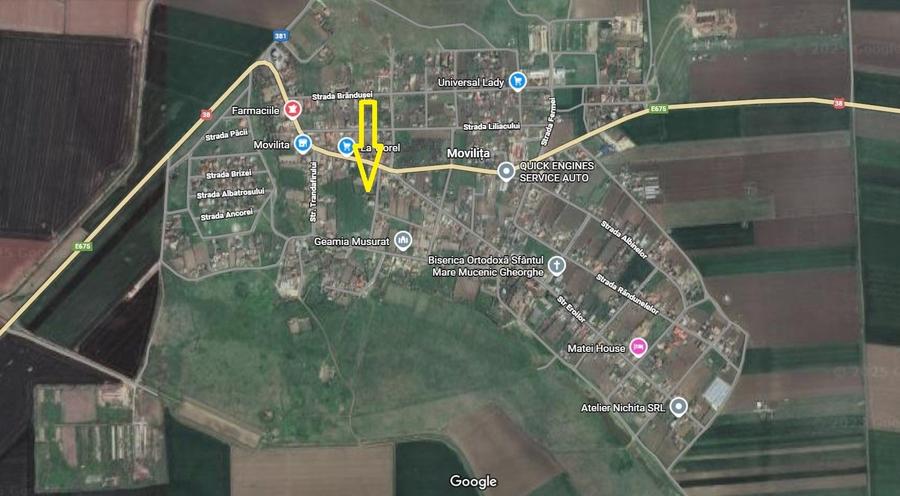 Teren Construcții intravilan de 2079 mp, în Exterior Vest