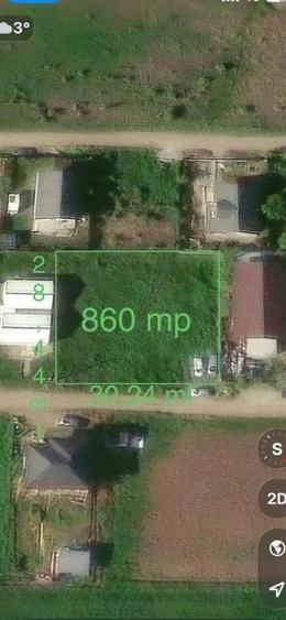 Teren Construcții intravilan de 430 mp, în Berceni