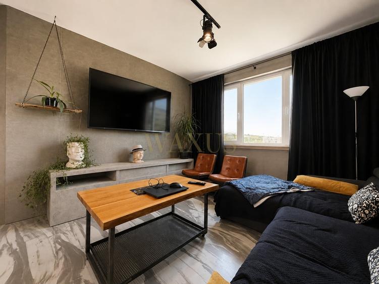 Apartament cu 2 camere semidecomandat, mobilat în Florești