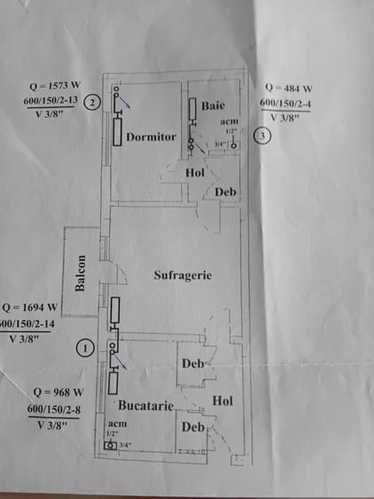 Vand apartament 2 camere - 2
