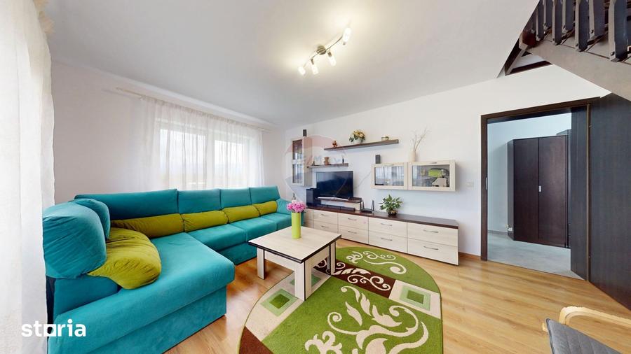 Apartament cu 4 camere, mobilat în Sânpetru