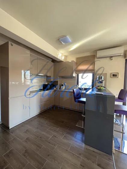 Penthouse cu 2 camere semidecomandat, mobilat în Borhanci