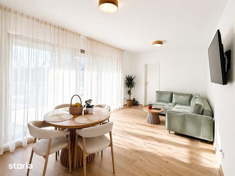 Apartament cu 3 camere, mobilat în Borhanci