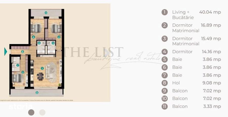 Apartament cu 4 camere în Central