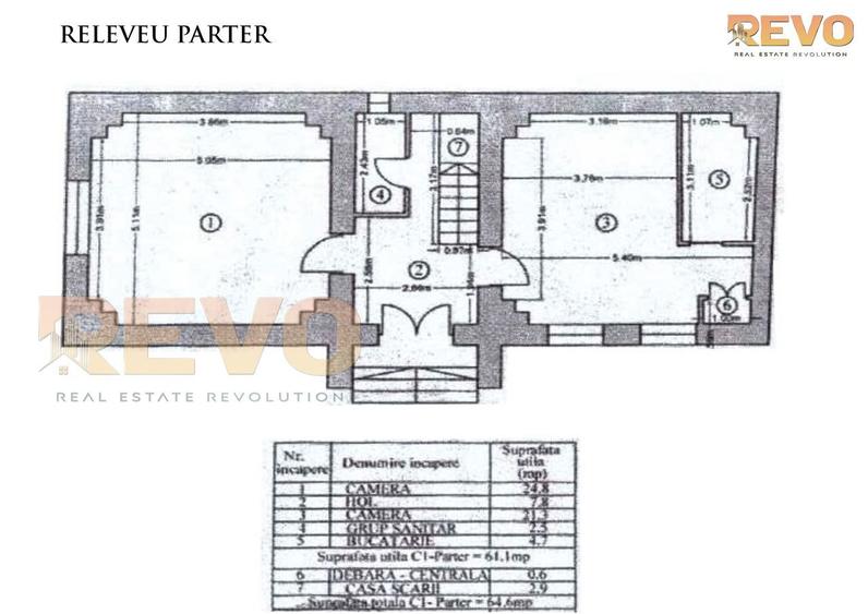 Casă cu 4 camere cu Teren 100 Mp în Cotroceni