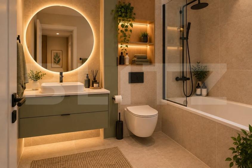 Apartament cu 2 camere semidecomandat în Lunca Cetățuii