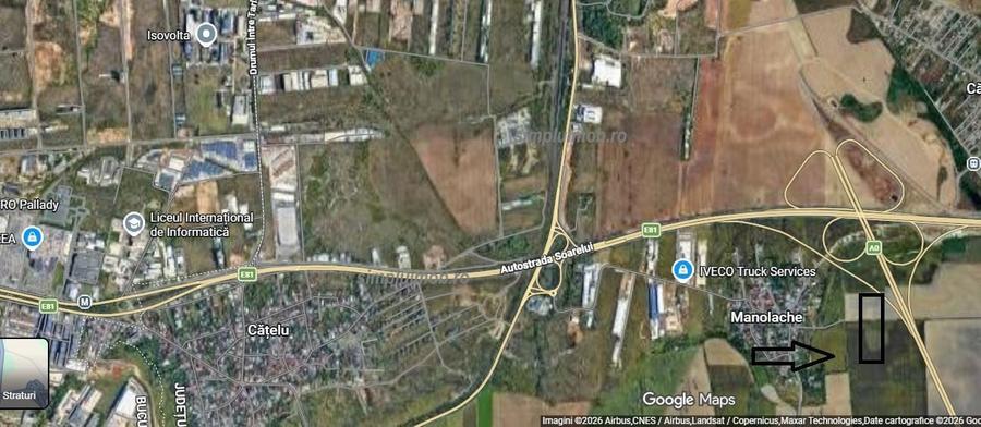 Teren agricol extravilan de 8000 mp, în Manolache