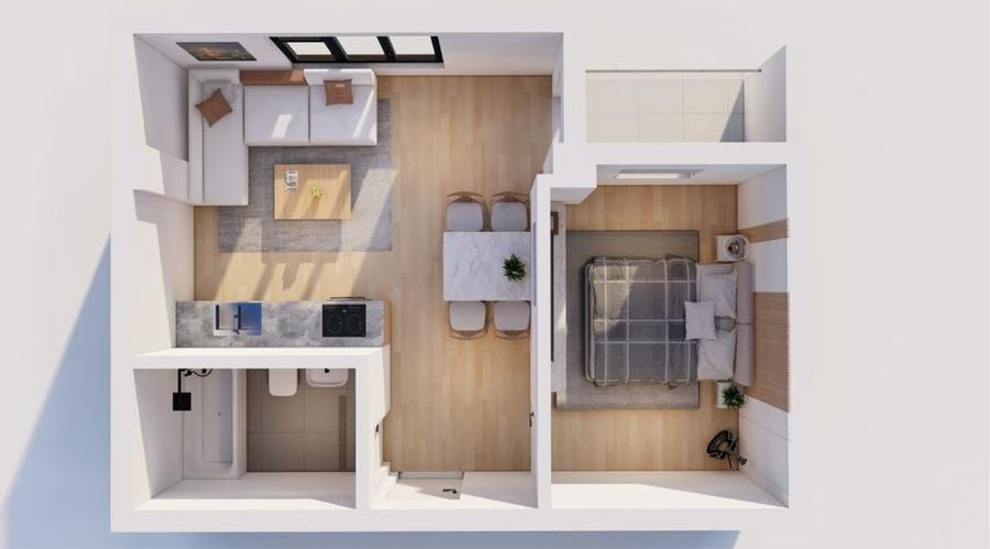 Apartament cu 2 camere decomandat în Rădăuți