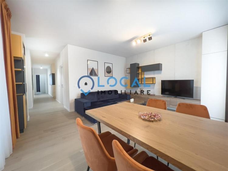 Apartament cu 3 camere semidecomandat, mobilat în Mărăști
