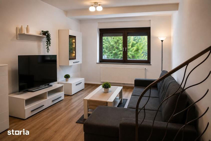 Apartament cu 2 camere, mobilat în Central