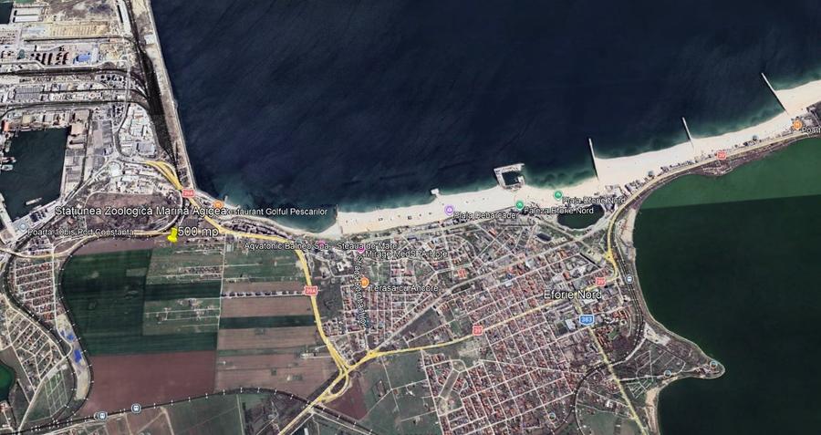 Teren Construcții intravilan de 500 mp, în Agigea