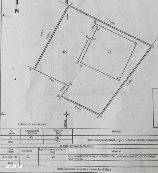 Casă cu 3 camere cu Teren 285 Mp în Malu Mare