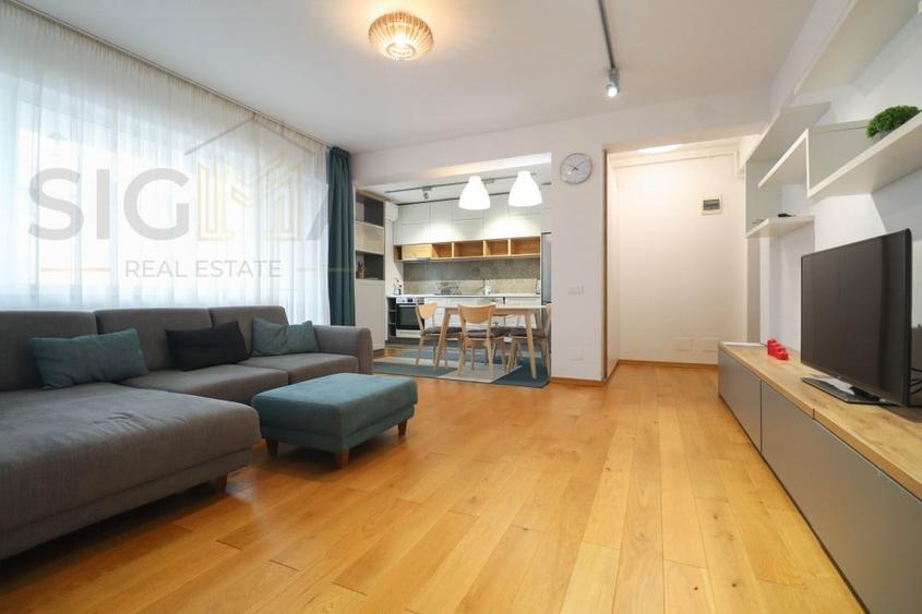 Apartament cu 3 camere semidecomandat, mobilat în Bună Ziua