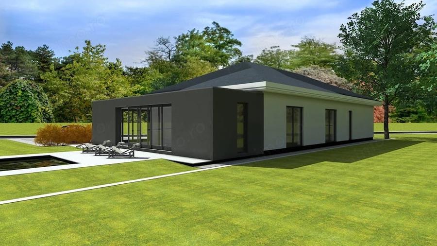 Vila construita la sol in Cartierul Atena cu teren generos - 2
