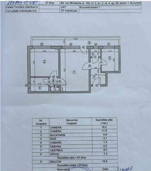 Propietar Vand Ap 2 Camere Renovat Recent Ion Mihalache, Metrou 1Mai  - 5