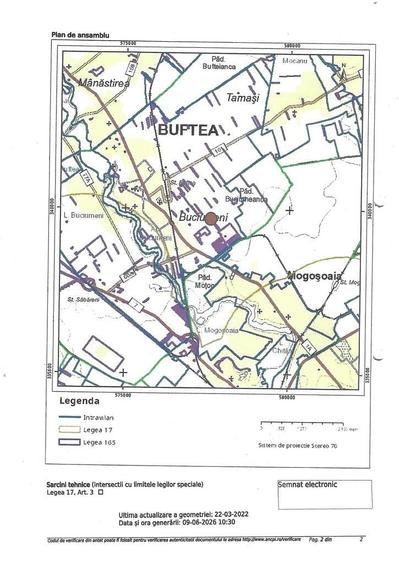 Teren Buftea Intravilan langa A0 ideal pentru hale industriale - 4
