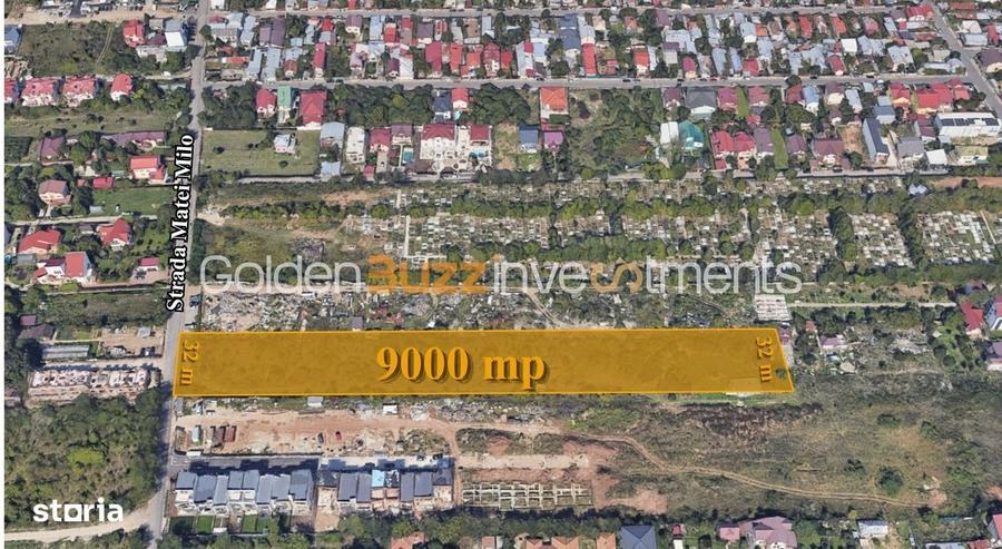 Teren 9.000 mp Str. Matei Milo, Voluntari | Dezvoltare sau asociere - 1