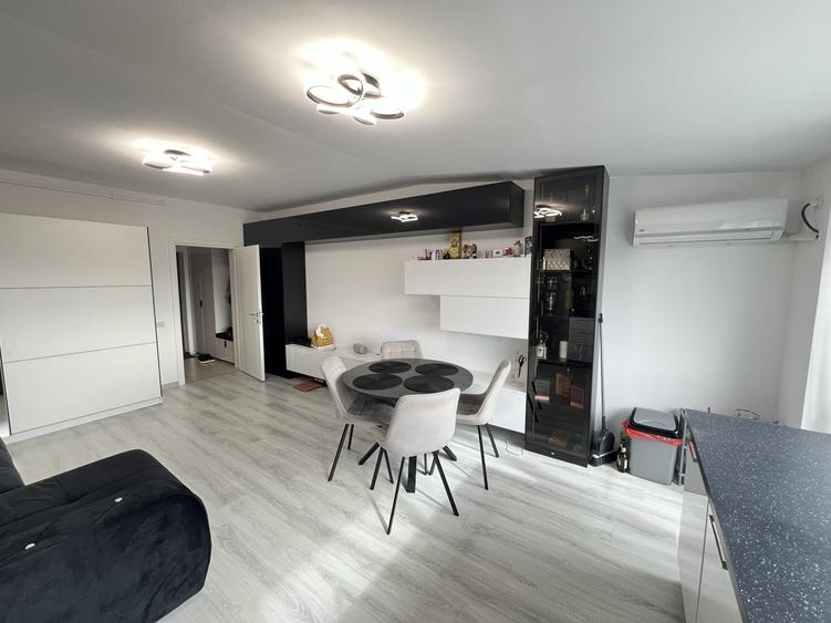 Apartament cu 2 camere semidecomandat, mobilat în Sânpetru