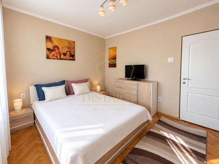 Apartament cu 2 camere semidecomandat, mobilat în Central