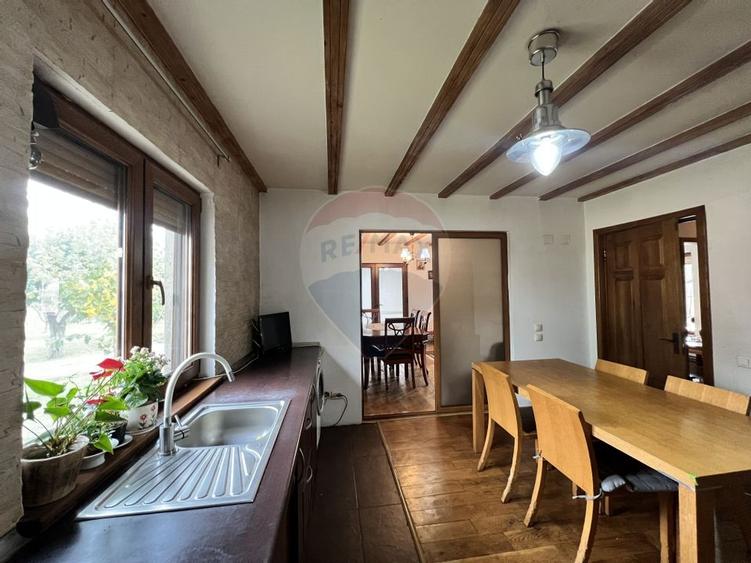 Casa de lemn cu teren generos de 1312 mp de vanzare in Fundulea - 8