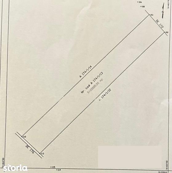 Teren de vanzare 20.000mp Ghimbav, langa Parcul Industrial - 1