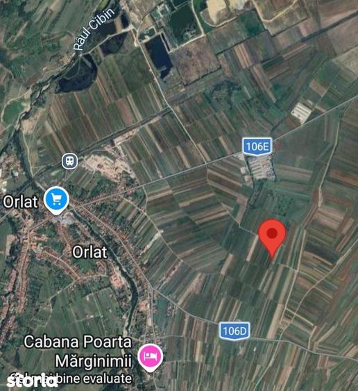 Vand teren extravilan in localitatea Orlat , Sibiu - 2