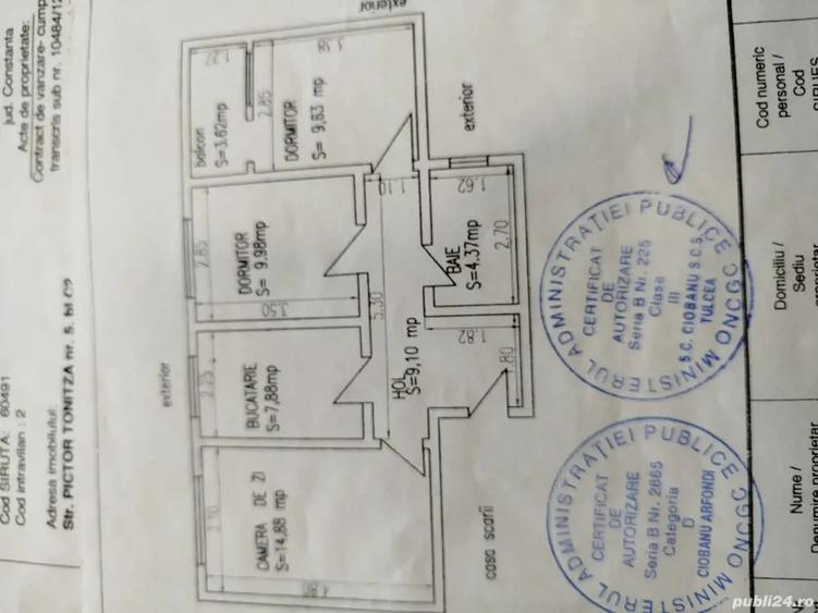 vand inchiriez ap 3 camere in Mangalia - 3