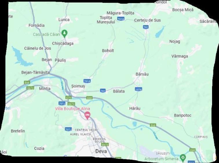 Vând teren extravilan 3060 mp-la 8 km nord DEVA, utilități în sat: apa, electricitate, fibră optică - 1
