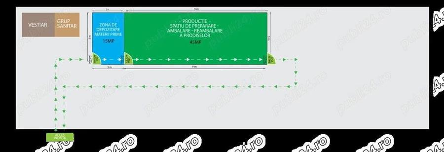 Vanzare spa?iu produc?ie modular 60 mp panouri sandwich 80mm | Afuma?i Doraly - 1