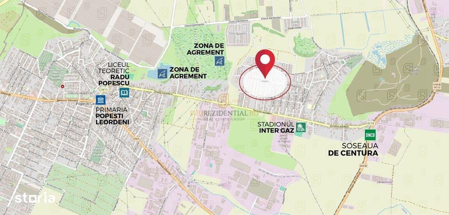 Teren intravilan de vanzare, 1705 mp, Popesti Leordeni - 3