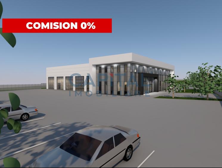 Fara comicion! Teren 10000 mp, front 60 m la DN, A/C HALA service auto, Iclod CJ - 1