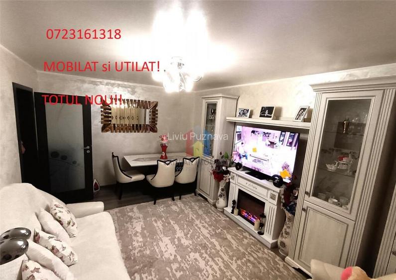VEZI VIDEO! TOTUL NOU! Mobilat si Utilat, ap 3 camere, Calea