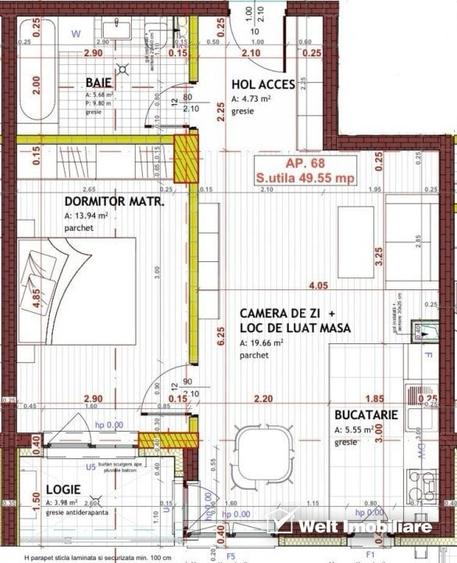 COMISION 0% Proiect nou, Tineretului Floresti - 5
