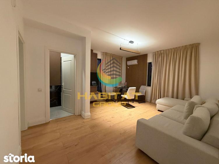 Sisesti 3 camere 73,6 mp 2 bai 2 balcone mobilat/utilat 6 min metrou C - 1