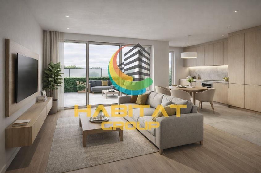 Garsoniera spatioasa Pallady 41.9 mp | etaj 1 | bloc nou - 1