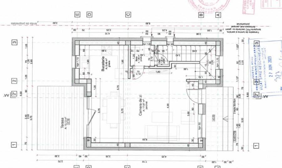 Casa la rosu, pe stoc, cu terasa si acoperis finalizat W - 11