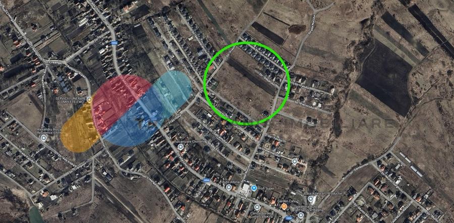 Teren 600 mp de vanzare  Chinteni cu Puz si utilitati - 1