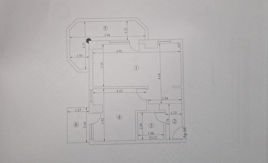 COPOU-Royal Town,ap.2 camere, et.6/8,mobilat si utilat, 62 mp,loc de parcare! - 1