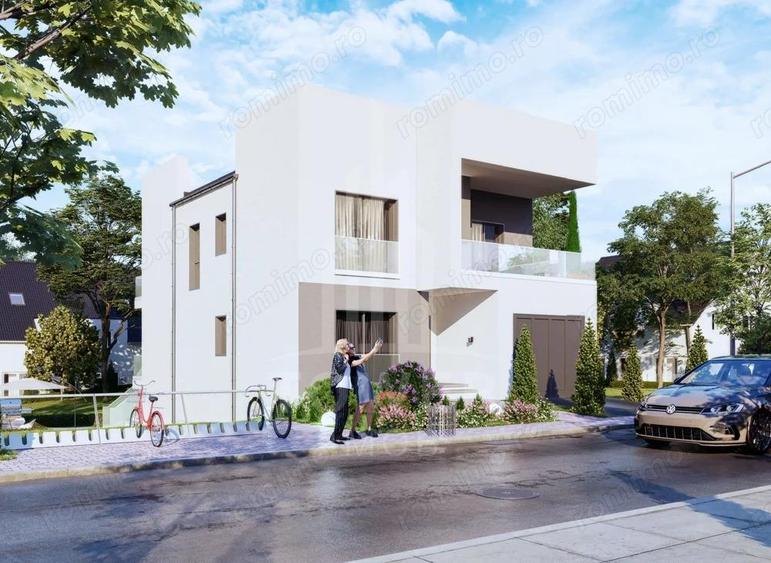 Casa moderna in Cisnadioara / Cisnadie vedere catre Cetatea Cisnadioara - 5