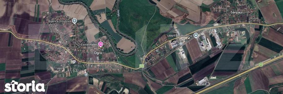 Teren intravilan de vanzare Ogra, judetul Mures | 1450 mp, aprope de A - 1