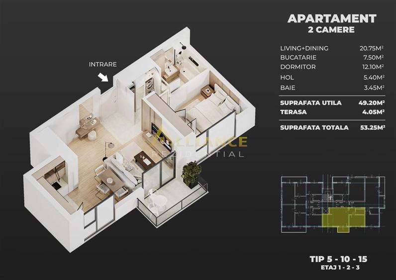 Apartamente Moderne 2 si 3 Camere | Ansamblu Rezidential Nou Soseaua Leordeni - 1